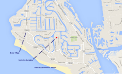 Map of Siesta Key